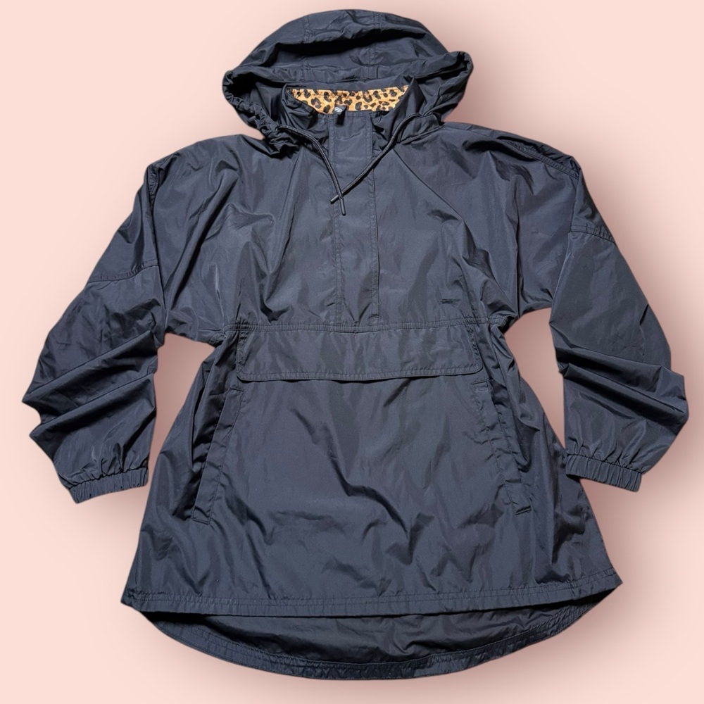 Lauren James Women’s Anorak Jacket Black M‎ Quarter-Zip Hooded Outdoor